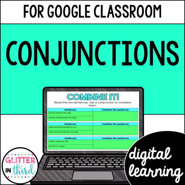 Conjunctions Activities For Google Classroom Digital Resources