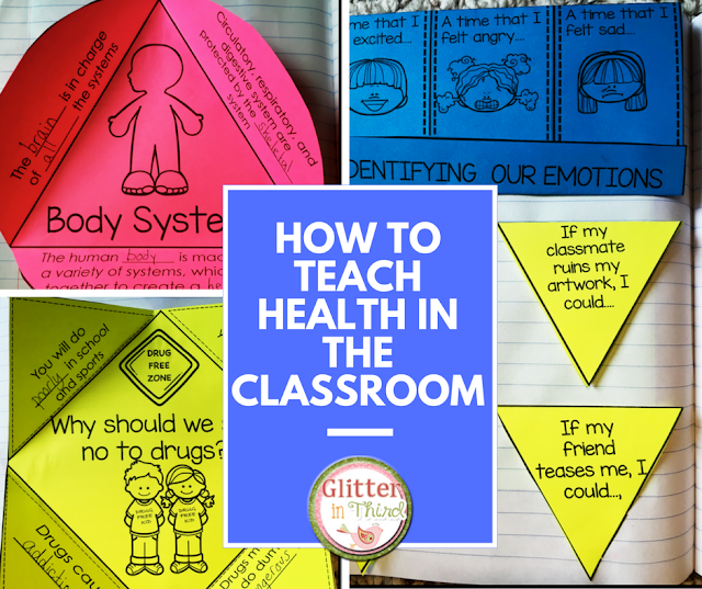 Not sure where to start when teaching health in your elementary school classroom to kids? This interactive notebook about social & emotional learning, wellness, fitness, nutrition, and bullying will fit easily into your lesson plans, and is full of activities that your students will love!