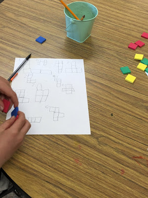 Teach elementary geometry using pentonimoes! They provide countless fun activities for kids - read more about my FAVORITE lesson plan to introduce shapes!