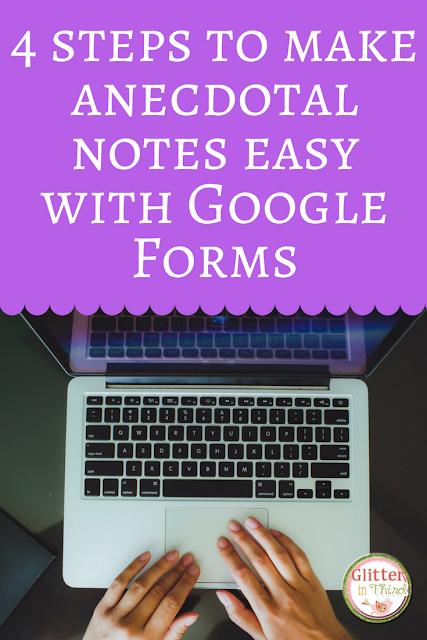 Do you feel overwhelmed by anecdotal notes? I did, until I realized how much easier and more efficient that Google Forms makes taking these records on students for guided reading, math, writing, and behavior. Not only is it more efficient, but Google Forms is free! This is about to make your life SO. MUCH. EASIER. (at least it did for me :-) )