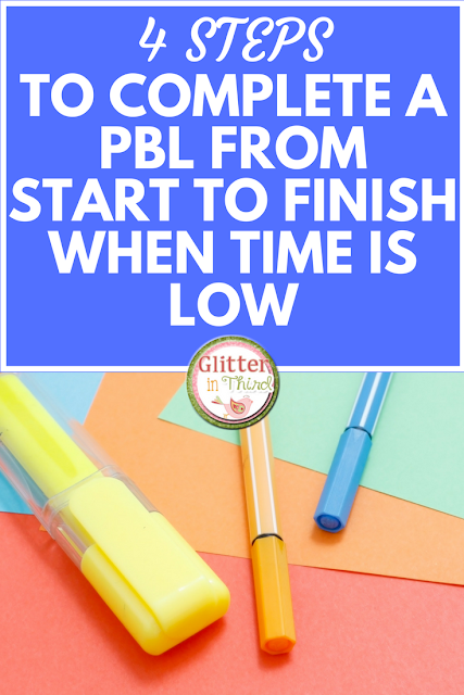 Not sure how to incorporate a PBL into your day with limited time? These four ideas will make project-based learning activities a breeze in your elementary classroom!