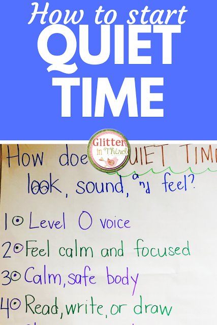How to start Quiet Time in your classroom!
