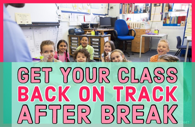 Nervous about the first day back to school after winter break in January? Here are 5 simple classroom management and organization tips to help make the transition smooth for you and your students! Perfect for primary teachers. #GlitterinThird #classroommanagement #backtoschool