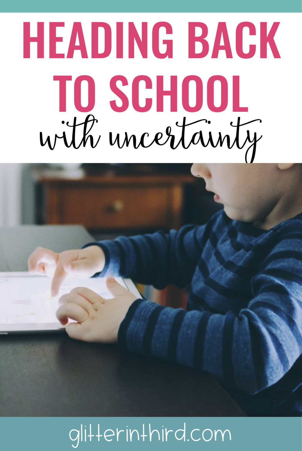 Heading Back to School with Uncertainty Glitter in Third