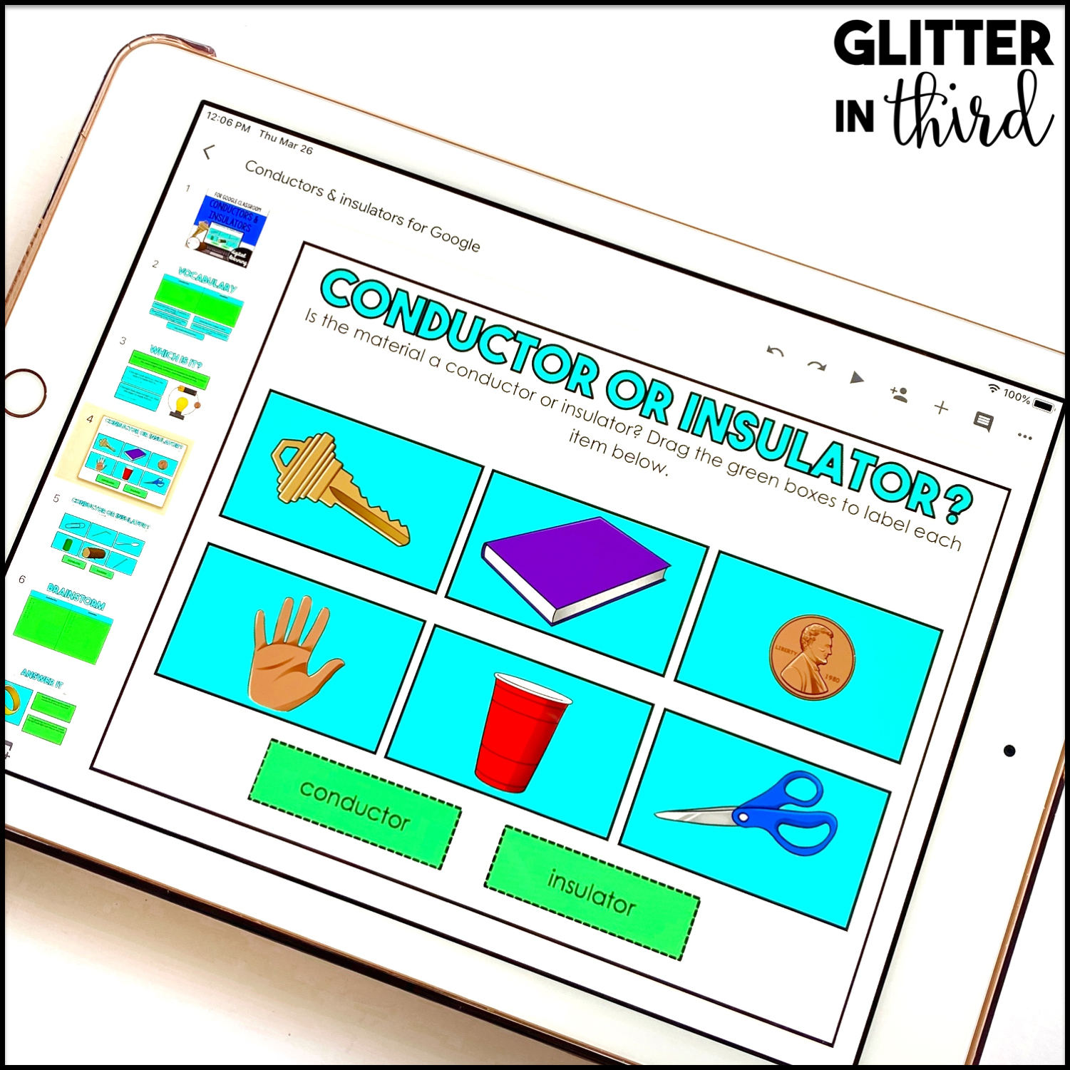 Teaching Engineering with Electricity Activities - Glitter in Third