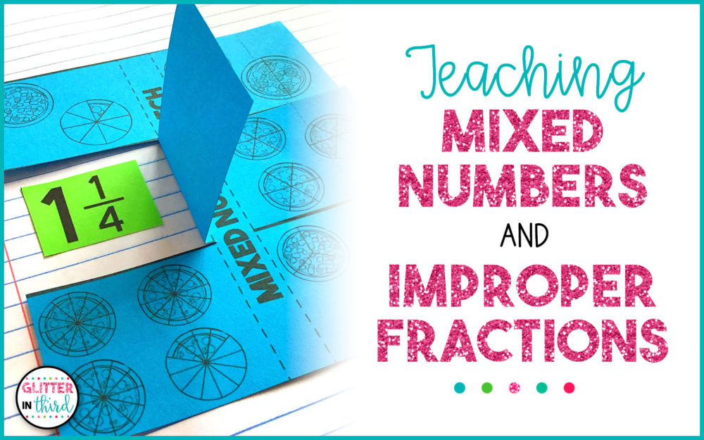 mixed numbers improper fractions activities