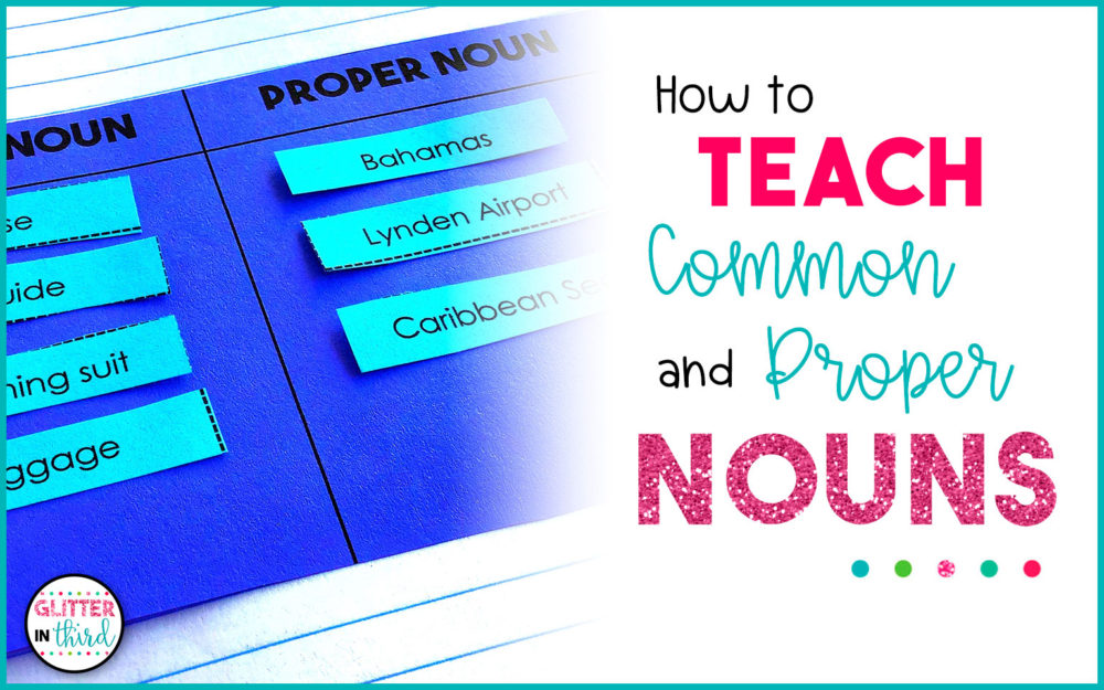 Common and Proper Nouns Activities