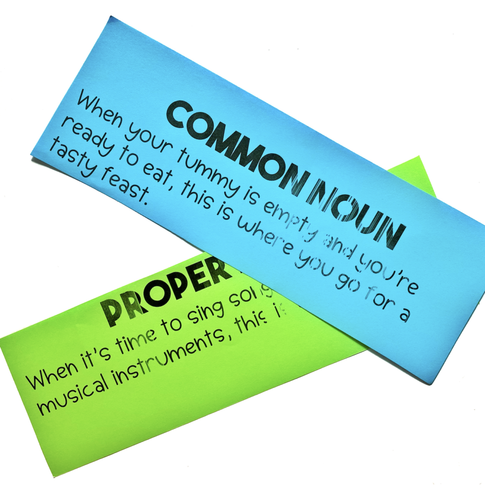 Common and Proper Nouns Activities