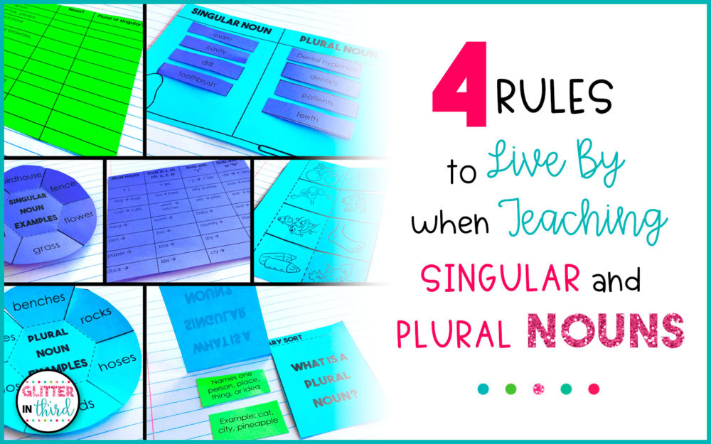 Singular and Plural Nouns Activities