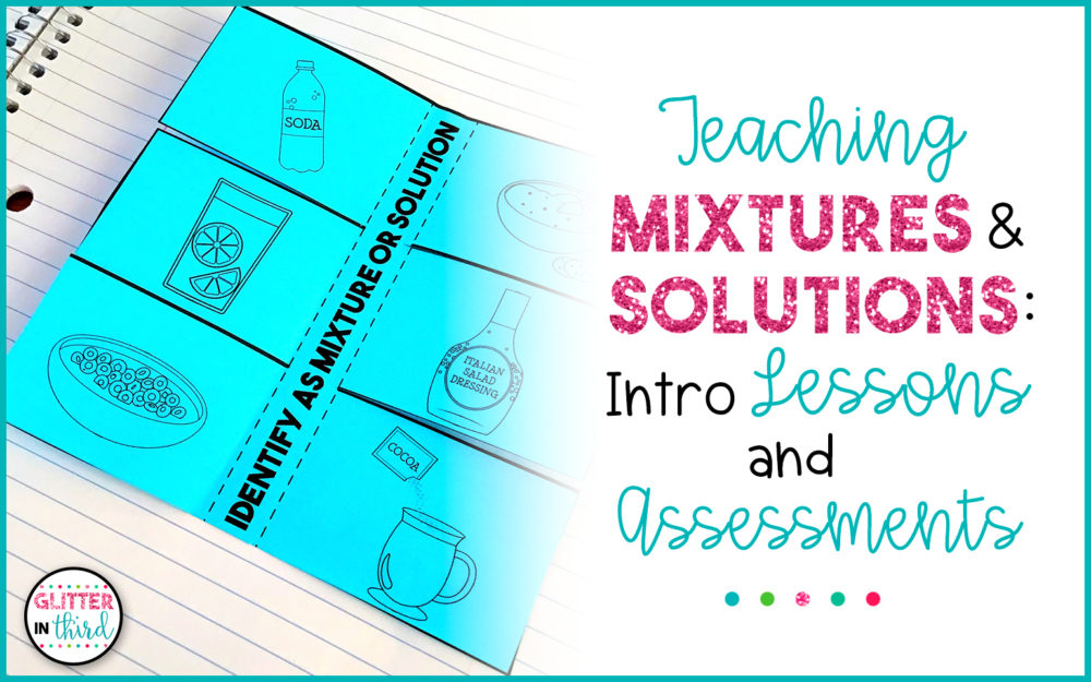 mixtures solutions activities