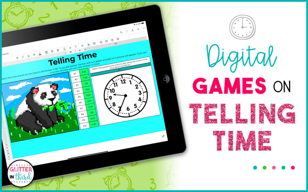 Telling Time Online Games