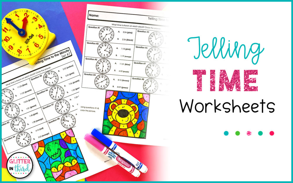 Telling Time Worksheets Grade 3