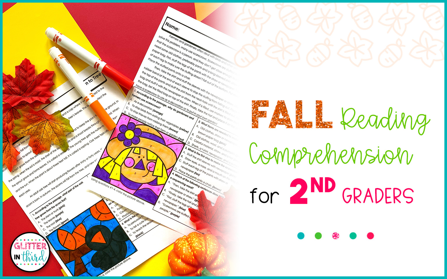 fall-reading-comprehension-worksheets-for-2nd-grade-that-are-actually