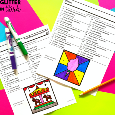 3rd Grade Rounding Worksheets Your Kids Will LOVE! - Glitter in Third