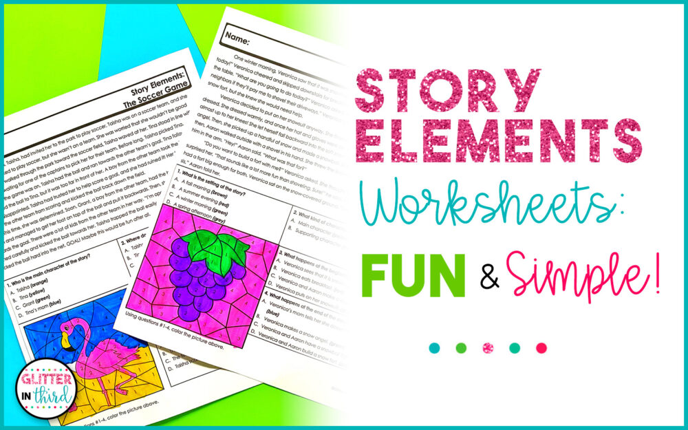 Worksheet for story elements