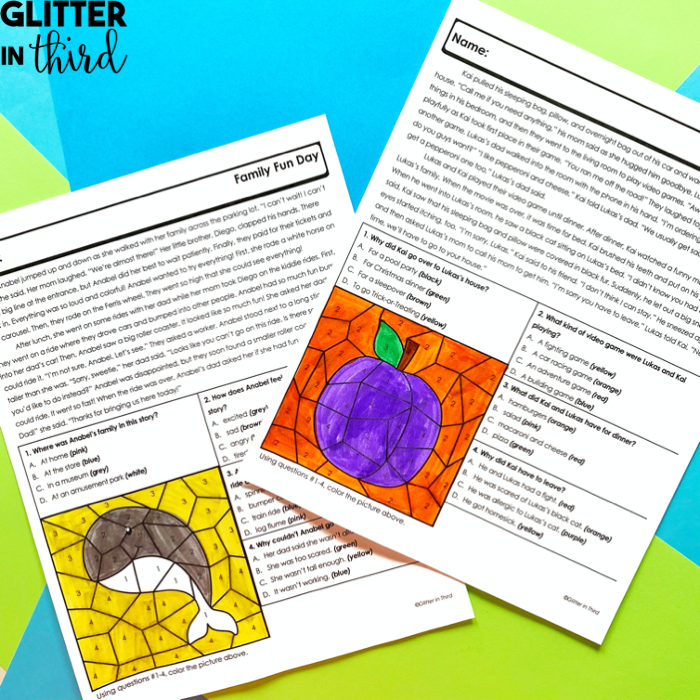 worksheets on inferences