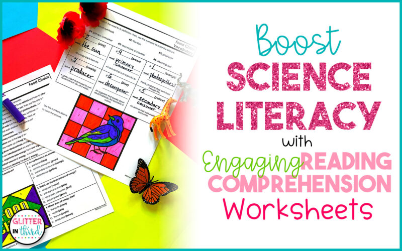 Boost Literacy with Science Reading Comprehension Worksheets - Glitter ...