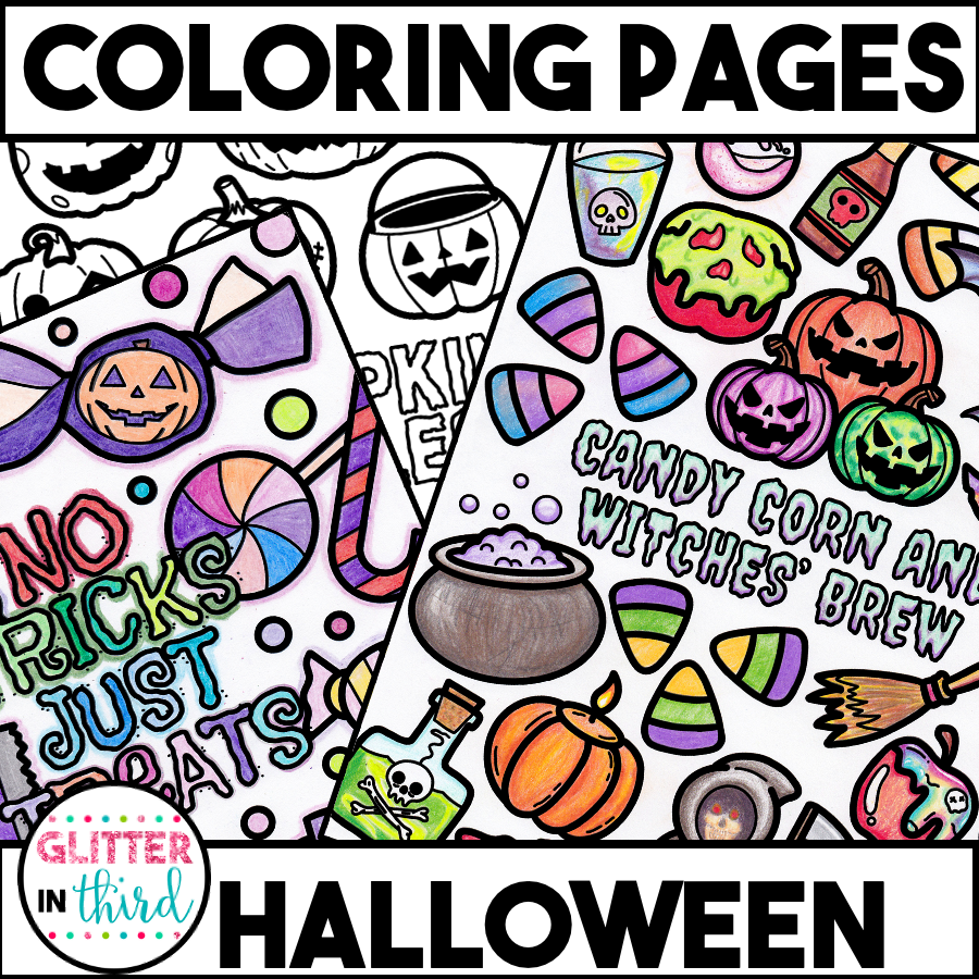 Halloween coloring pages 