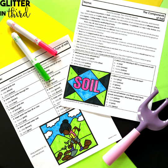 soil activities worksheets