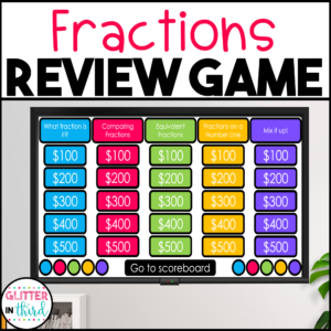 fractions review game