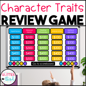 character traits review game