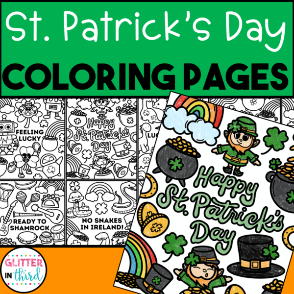 st patricks day coloring sheets