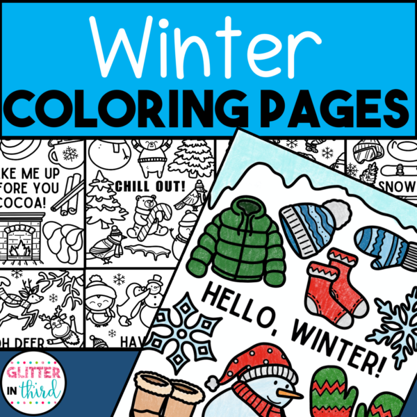 winter coloring pages