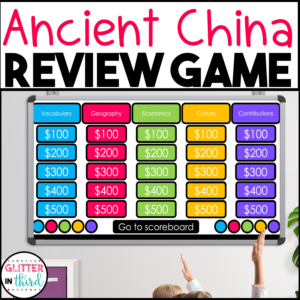 ancient china social studies sol 3.2 review game