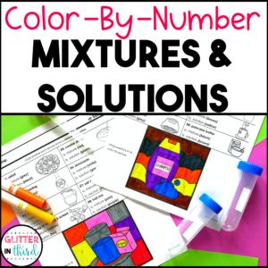 mixtures and solutions worksheets