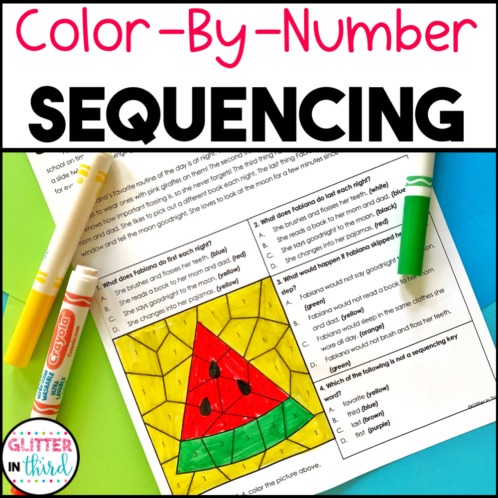 sequencing worksheets reading passages