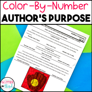 authors purpose worksheets