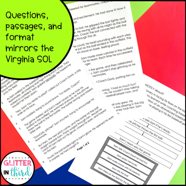 3rd grade reading SOL review