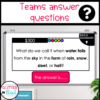 Water Cycle Review Game - Glitter in Third
