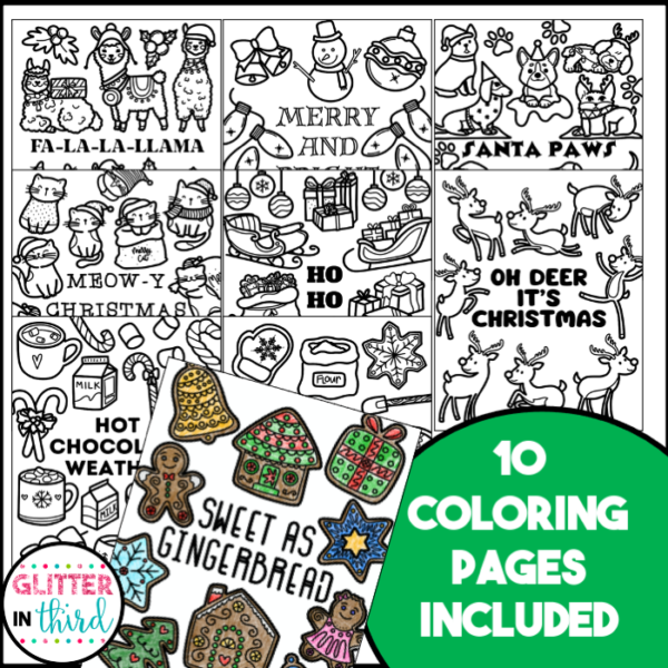 christmas coloring sheets