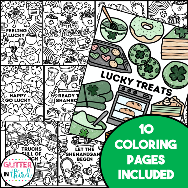 st patricks day coloring sheets