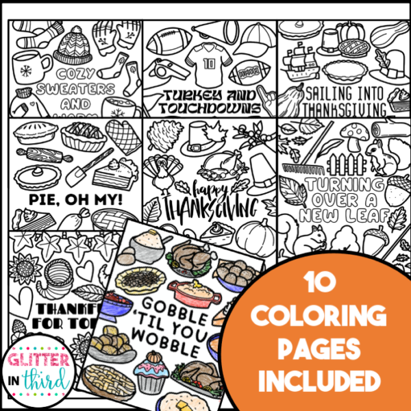 thanksgiving coloring pages