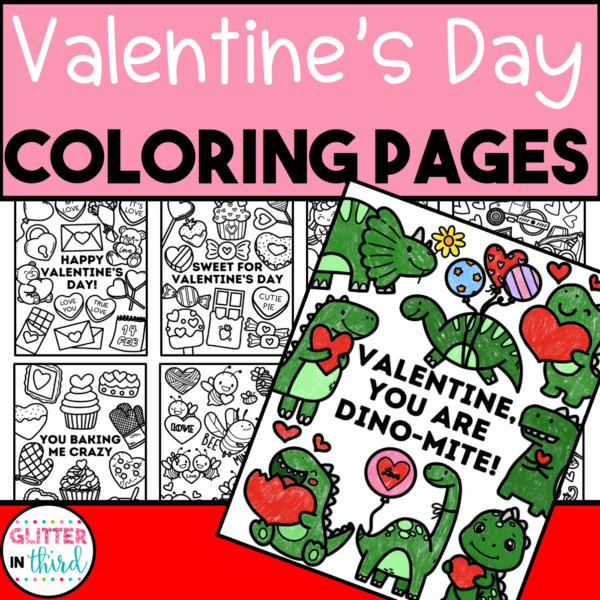 valentine's day coloring pages