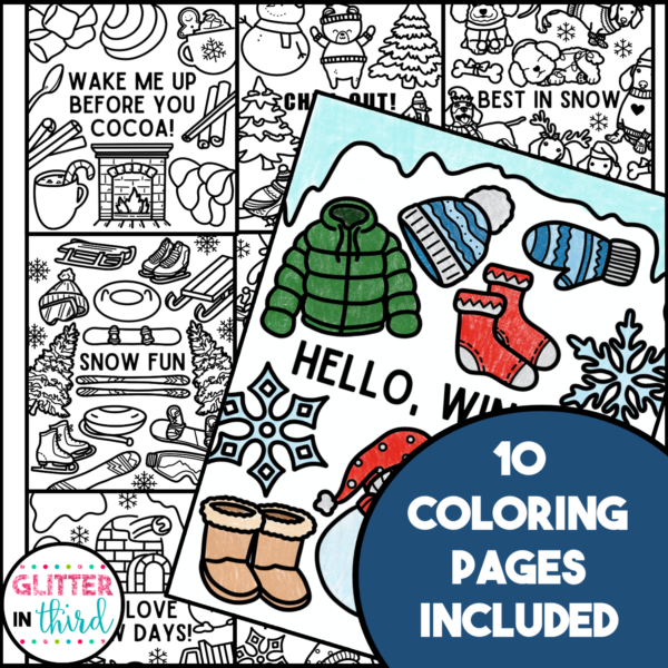 winter coloring pages