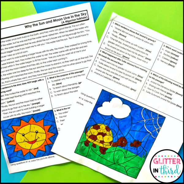 folktales worksheets