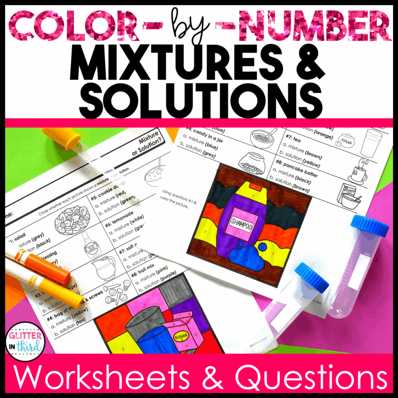 5th grade science sol mixtures solutions