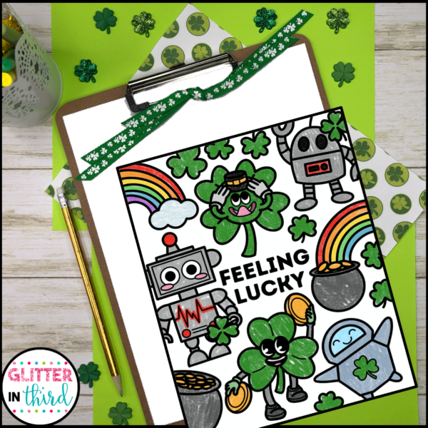 st patricks day coloring sheets