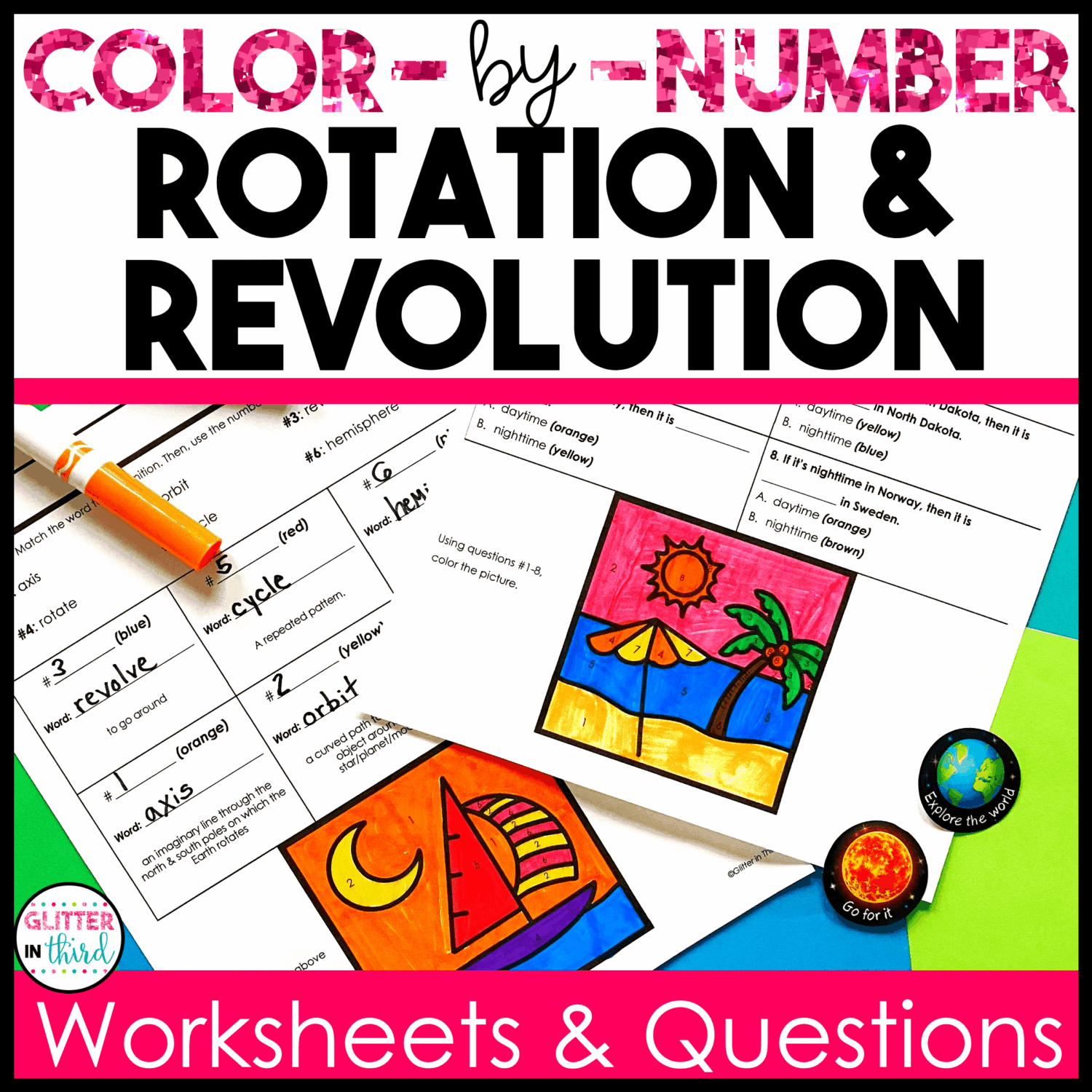 4th grade science sol rotation revolution