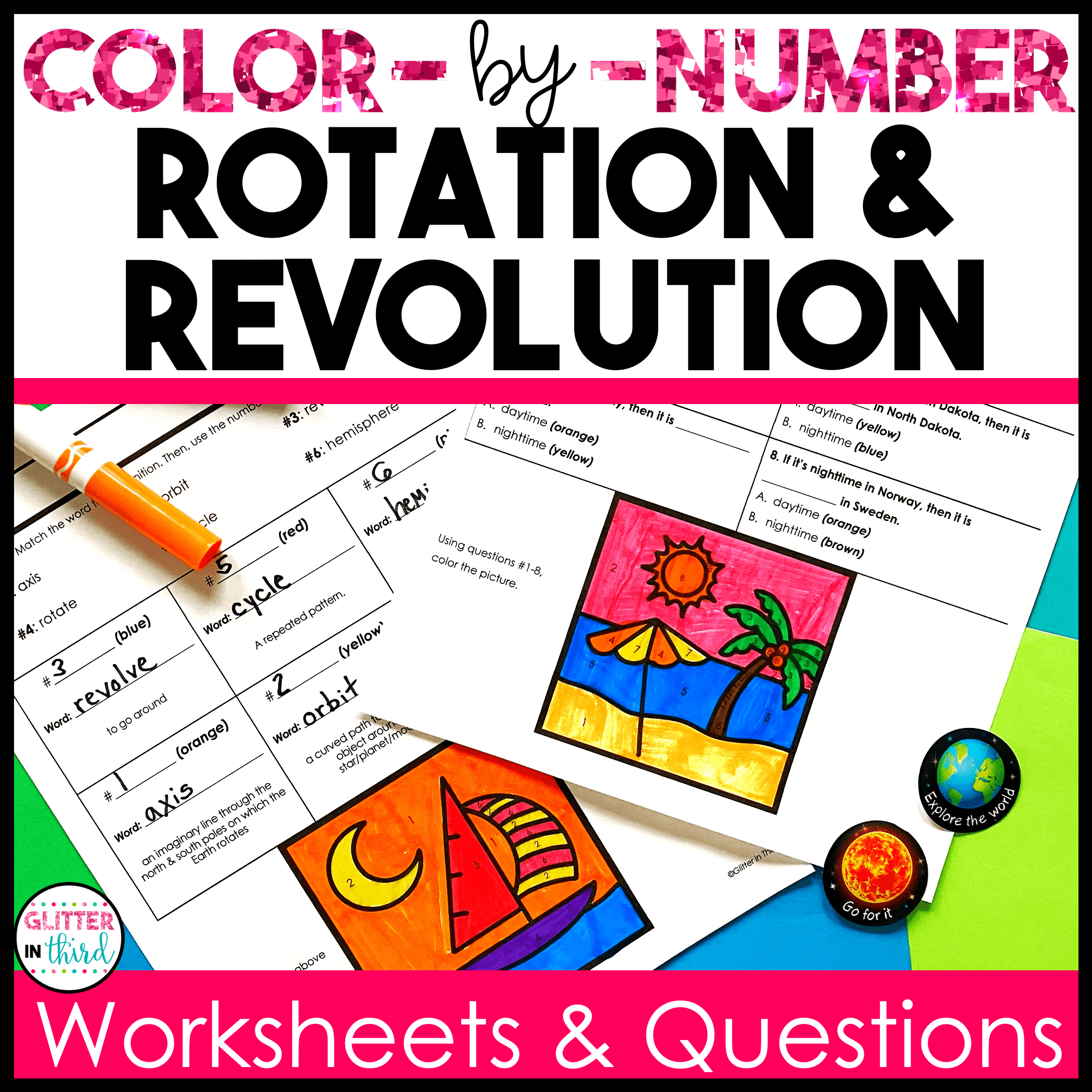 4th grade science sol rotation revolution