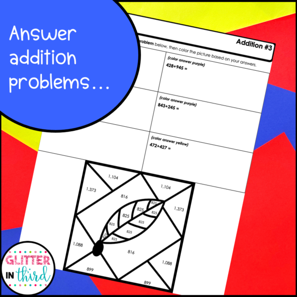 3rd grade addition worksheets