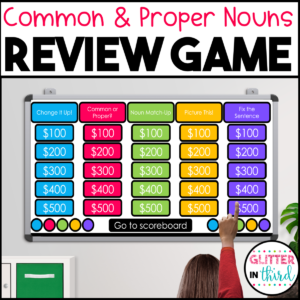 common proper nouns review game