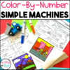 3rd Grade Science SOL Color-By-Number Worksheets BUNDLE - Glitter in Third