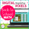 3rd Grade Back to School Pixel Art Math Activities - Glitter in Third