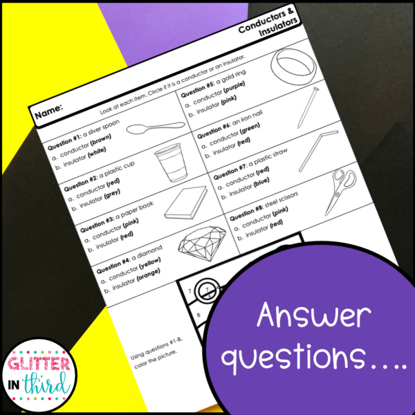 conductors insulators worksheets