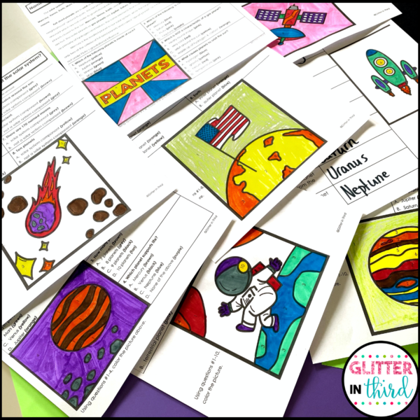 planets worksheets