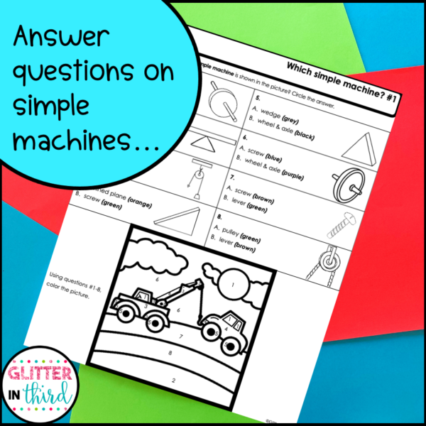 simple machines worksheets